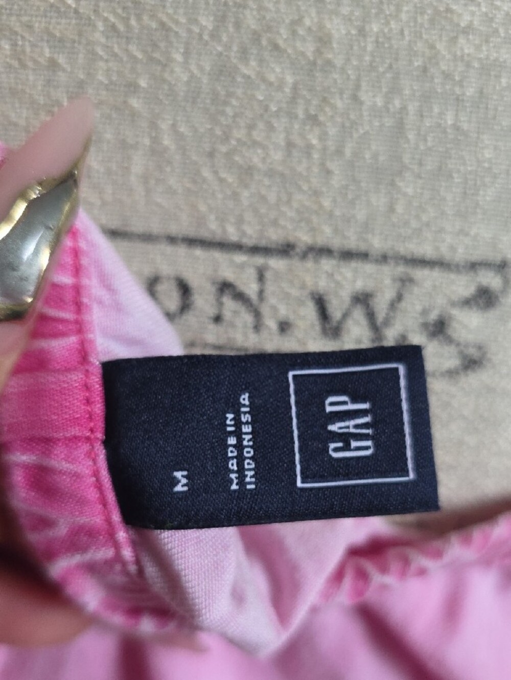 GAP- Pink Denim Dress - Picture 4 of 6